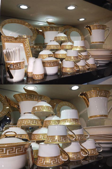 black versace dinnerware|versace dinnerware set costco.